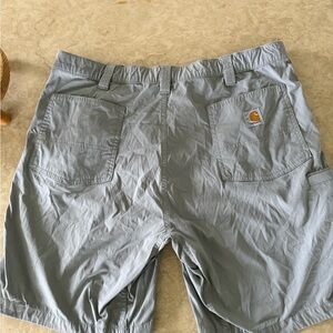 Carhartt Men's Light Gray Cargo Shorts 38W